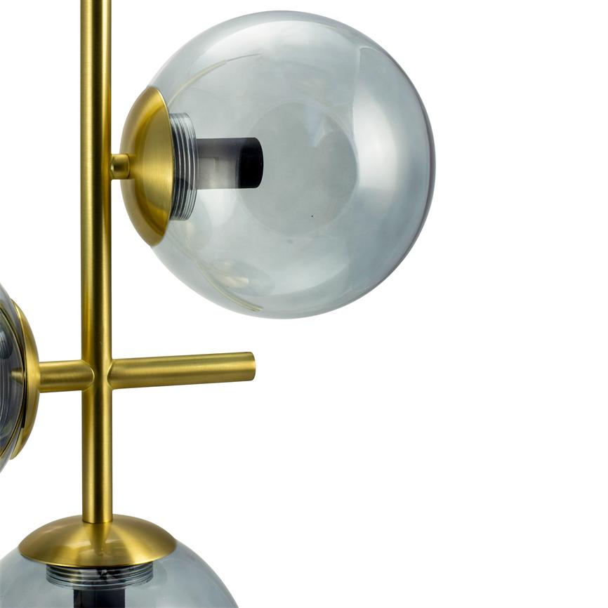 Como Pendelleuchte – Rauchglas/Messing – Ansicht 3