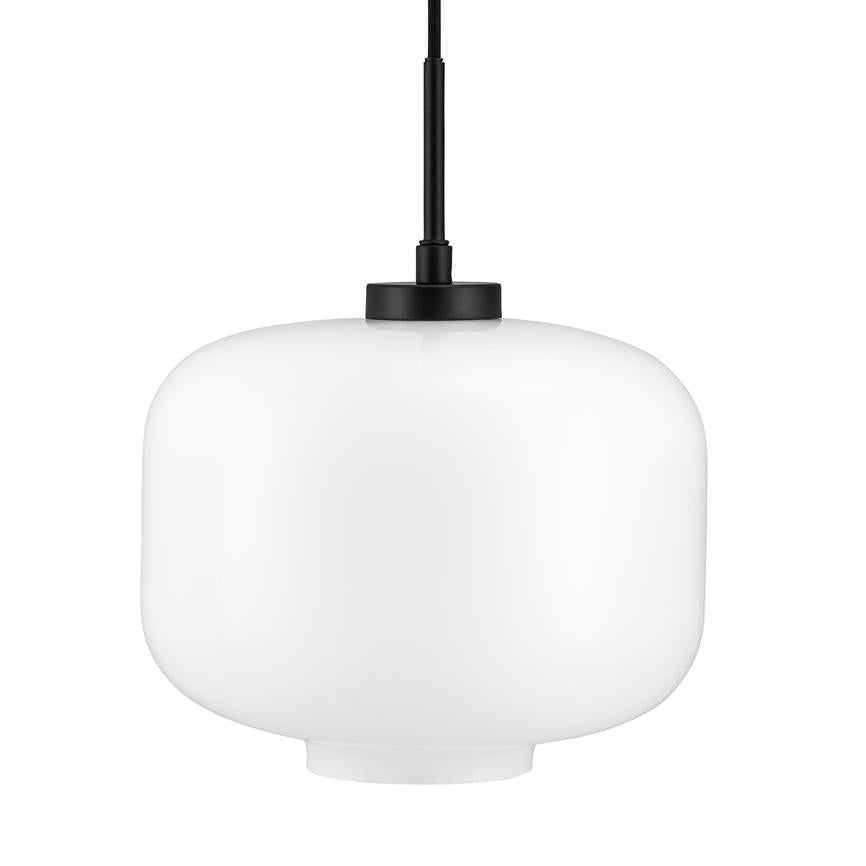 ARP Pendelleuchte Ø30 – Opal/Schwarz