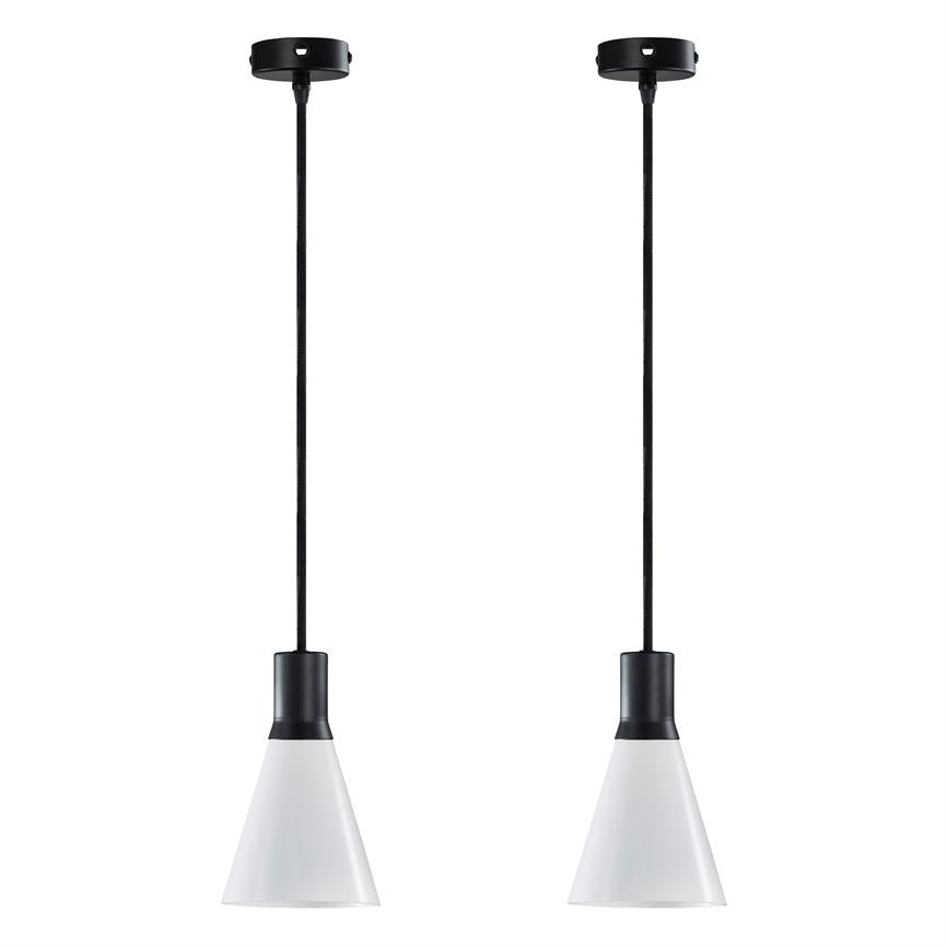 Gent Pendelleuchte Set – Schwarz