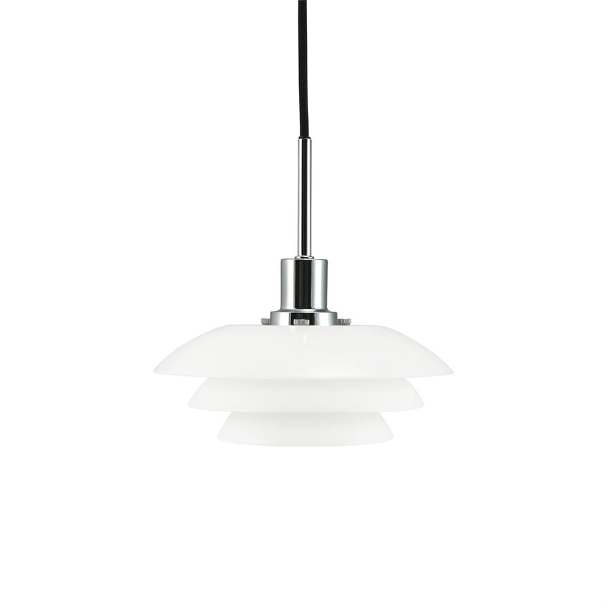 DL20 Pendelleuchte – Opal/Chrom