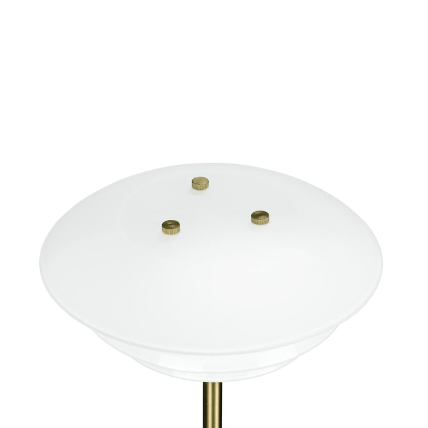 DL20 Tischlampe – Opal/Messing – Ansicht 7