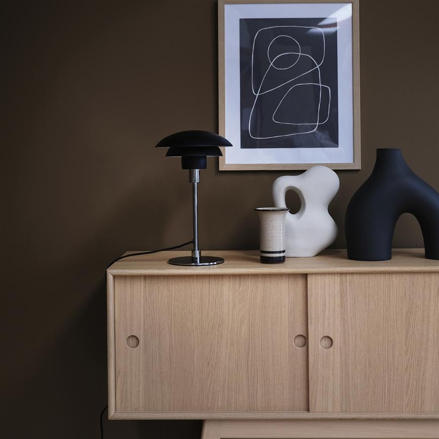 Morph Tischlampe Ø21 – Schwarz/Chrom – Ansicht 3