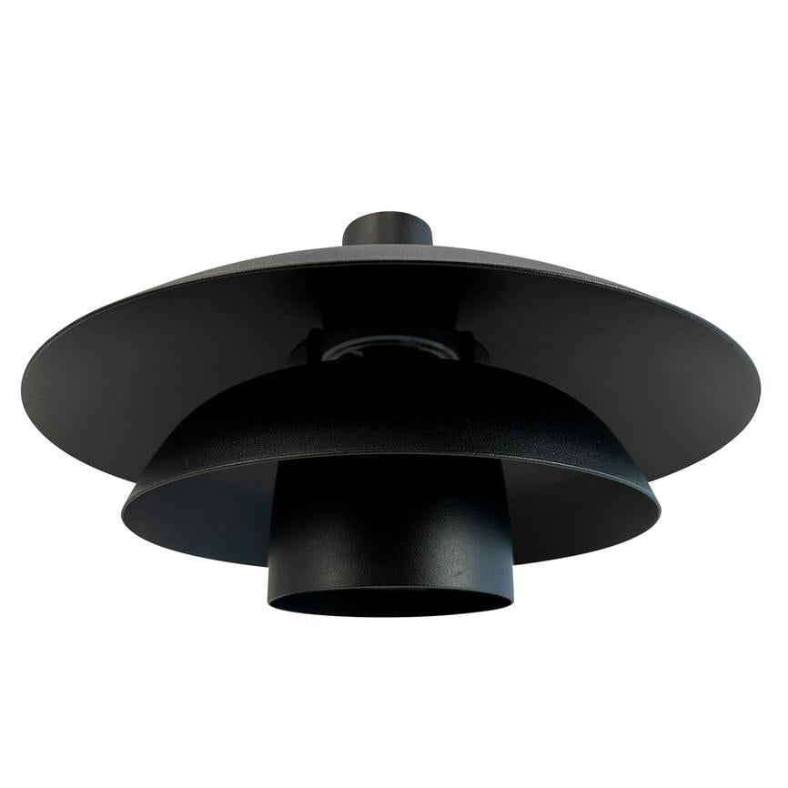 Morph Außenwandlampe Ø30 – Schwarz