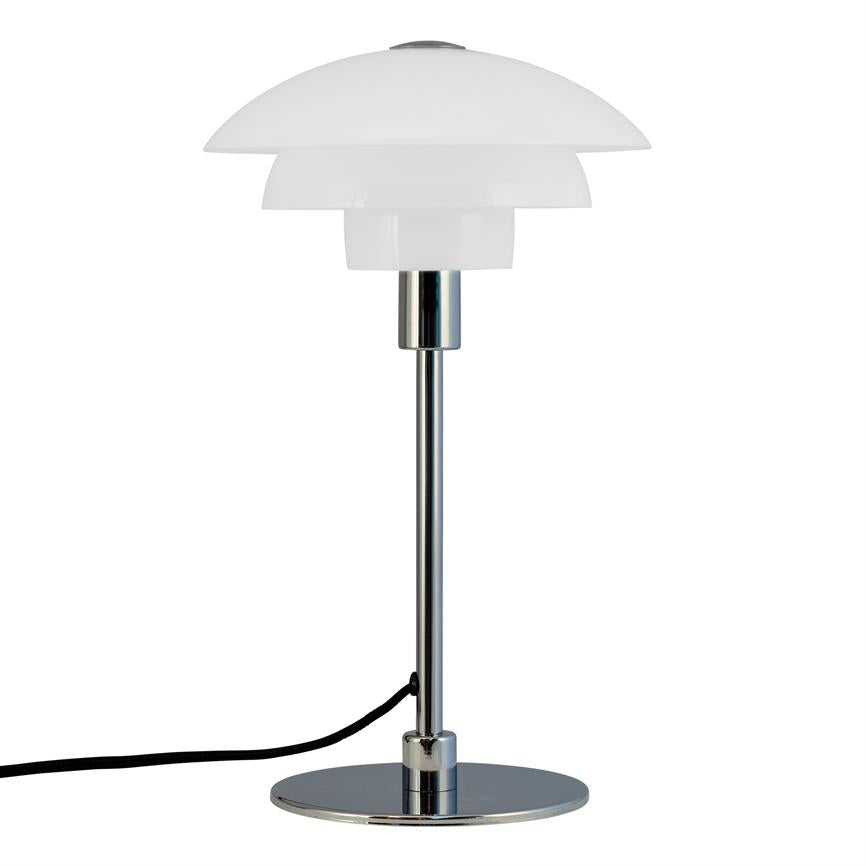 Morph Tischlampe Ø21 – Opal/Chrom