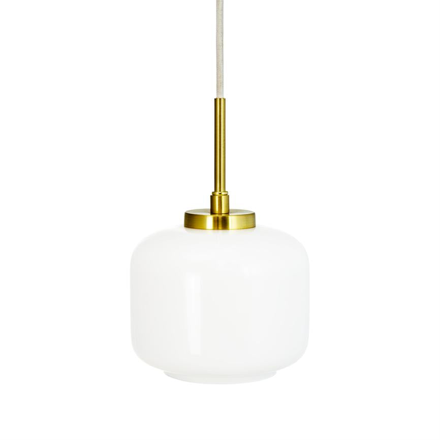 ARP Pendelleuchte Ø15 – Opal/Messing