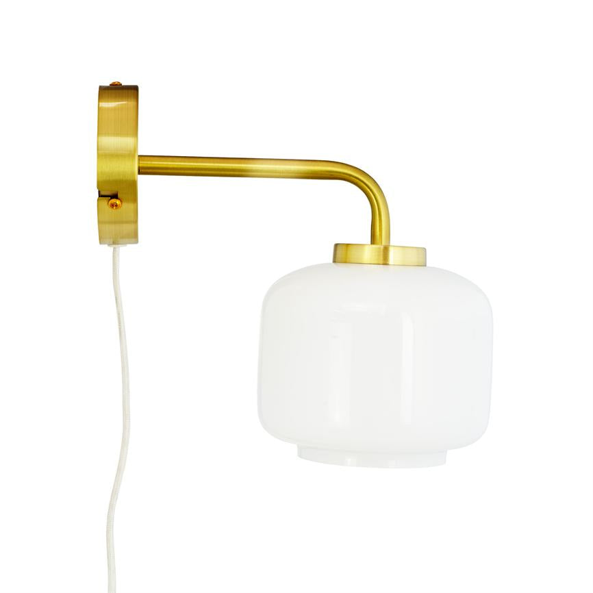 ARP Wandlampe – Opal/Messing