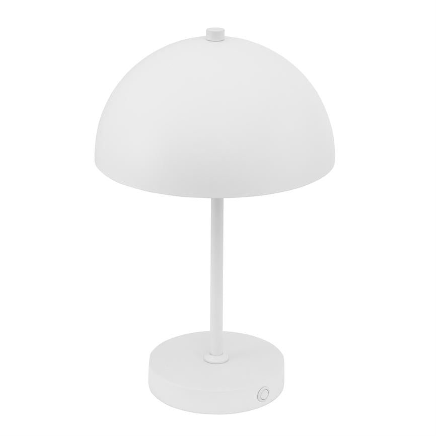 Stockholm LED Wiederaufladbare Tischlampe – Weiß