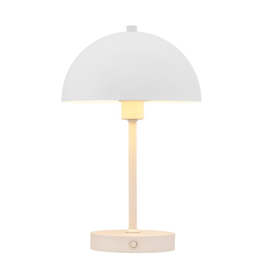 Stockholm LED Wiederaufladbare Tischlampe – Weiß