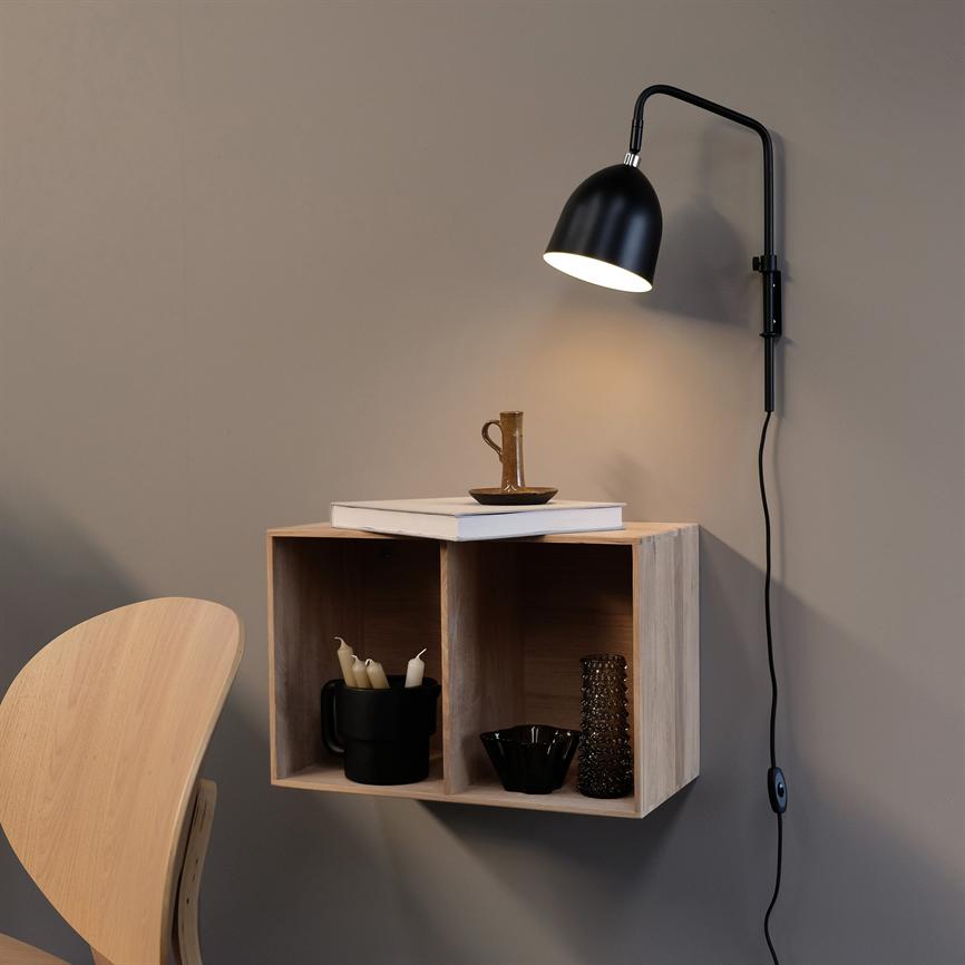 Easton Wandlampe – Schwarz