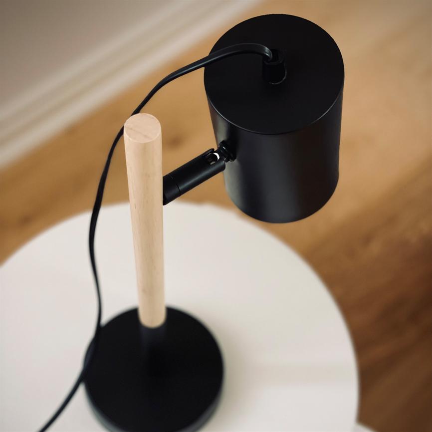 Woody Tischlampe – Schwarz