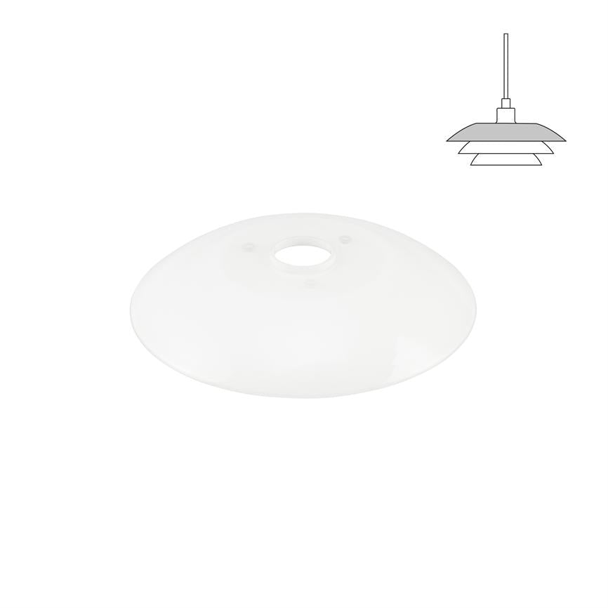 DL20 Ersatzglas Oberer Lampenschirm