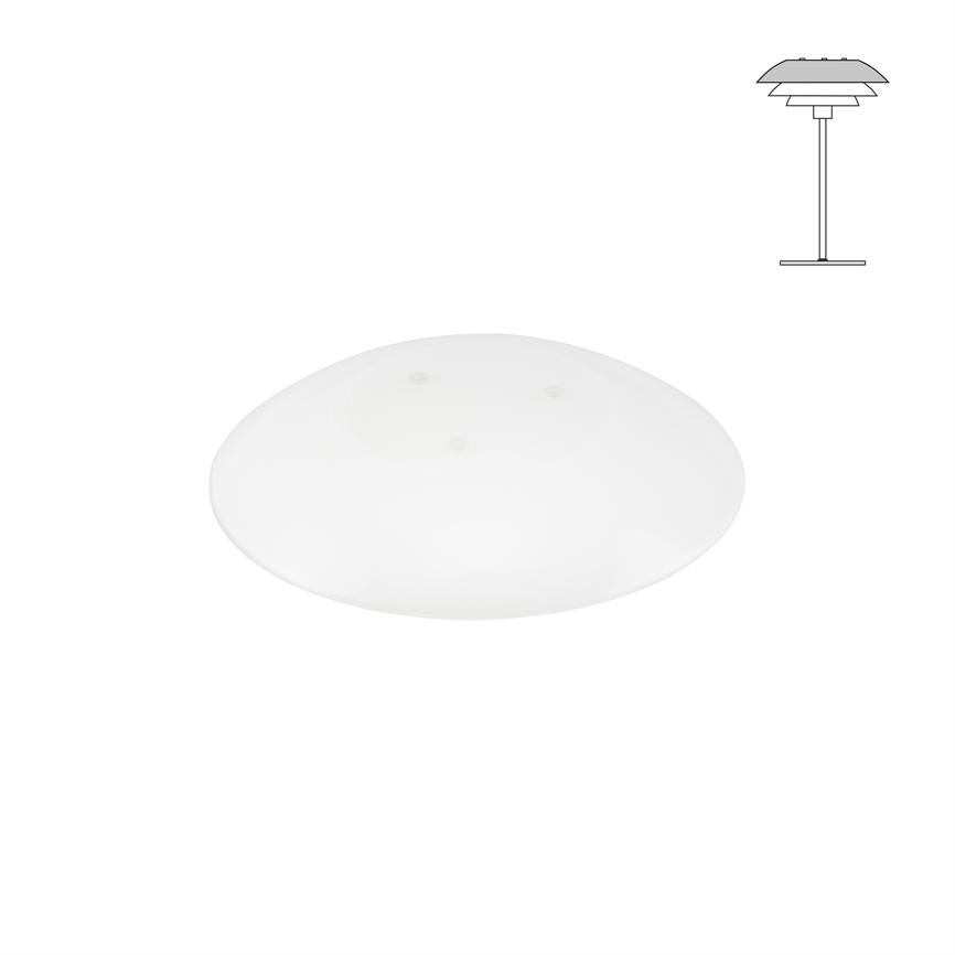 DL20 Ersatzglas Oberer Lampenschirm