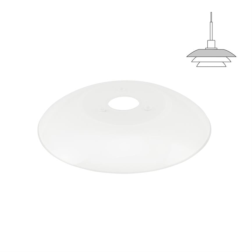 DL20 Pendelleuchte Ersatzglas Oberer Lampenschirm