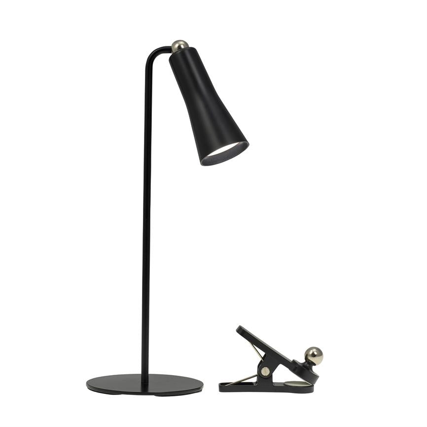 4in1 Wiederaufladbare Tischlampe – Schwarz