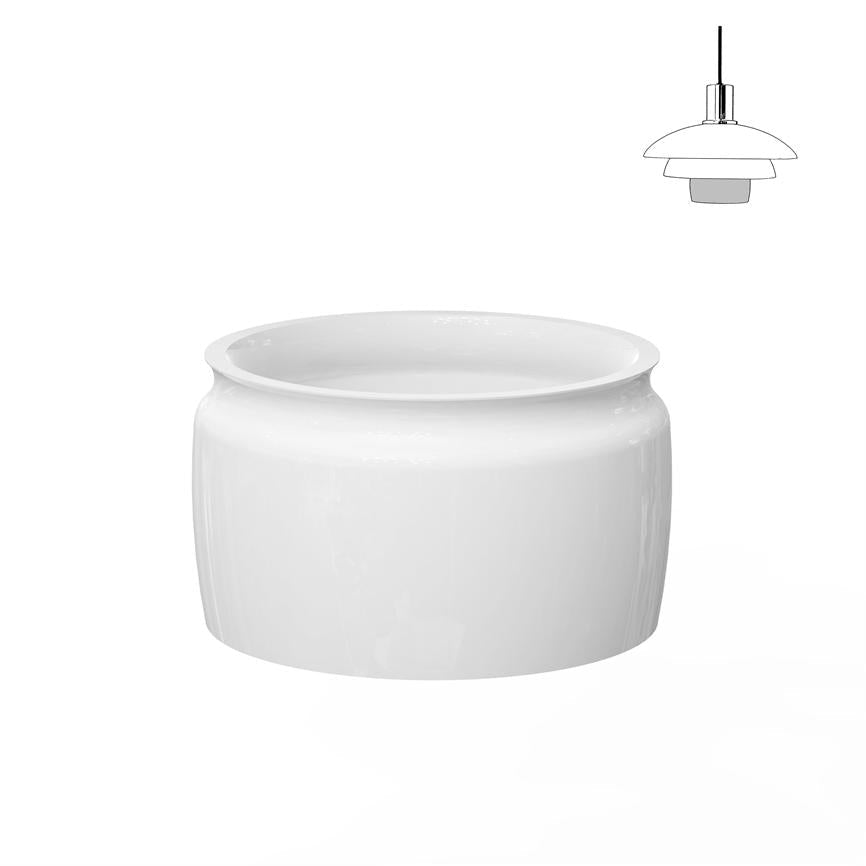 Morph Pendelleuchte Ersatzglas Unterer Lampenschirm Ø21