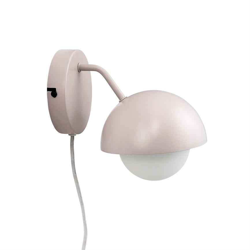 Rose Wandlampe