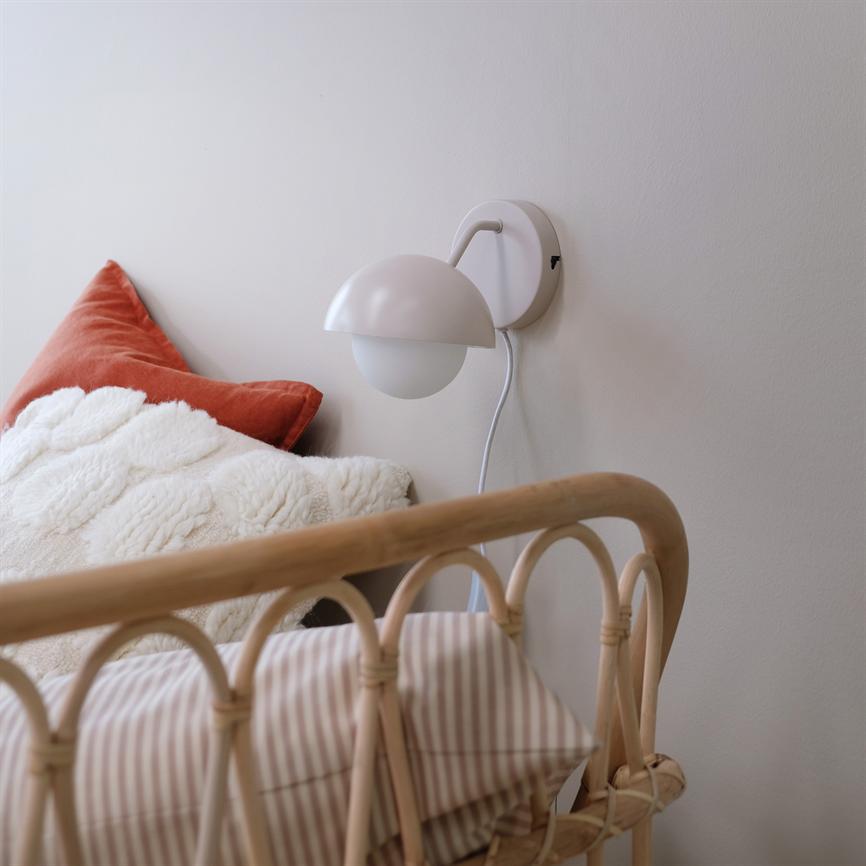 Rose Wandlampe