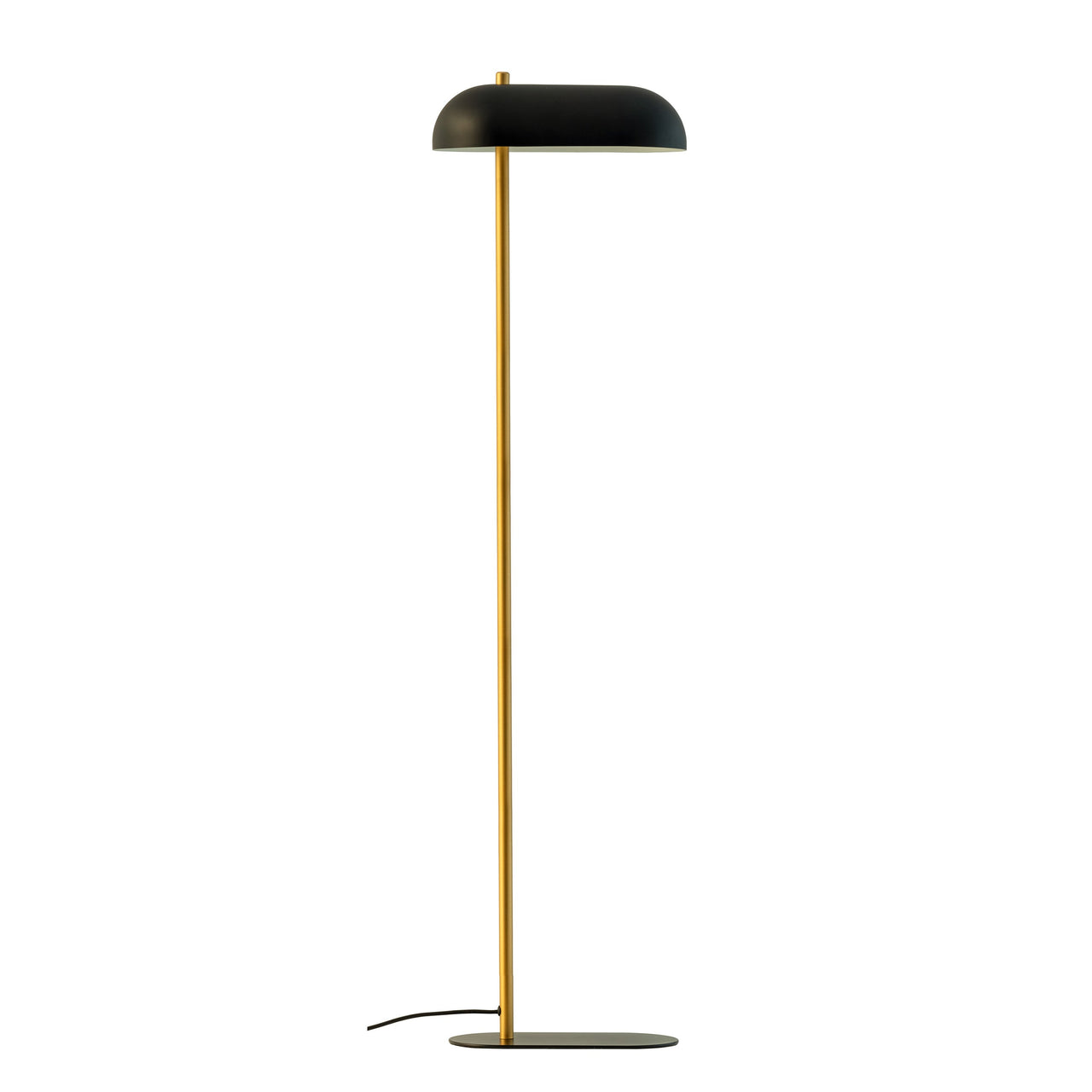 ARCH Stehlampe – Schwarz/Messing