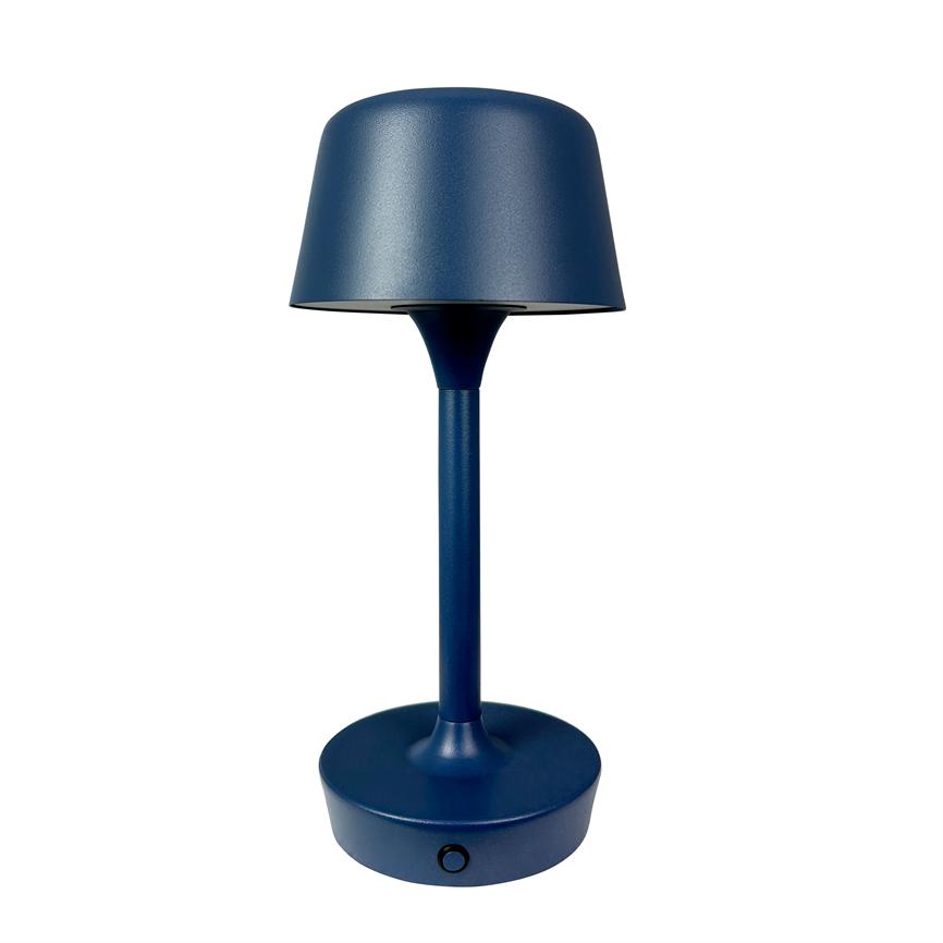 Flow LED Wiederaufladbare Tischlampe – Indigo