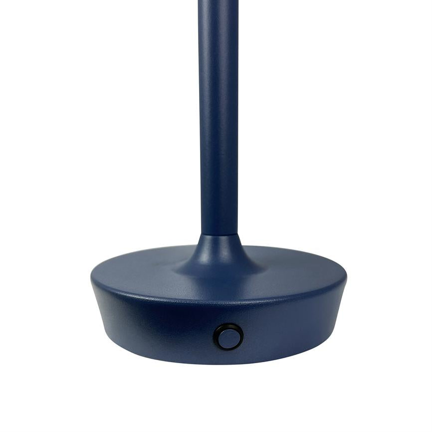 Flow LED Wiederaufladbare Tischlampe – Indigo