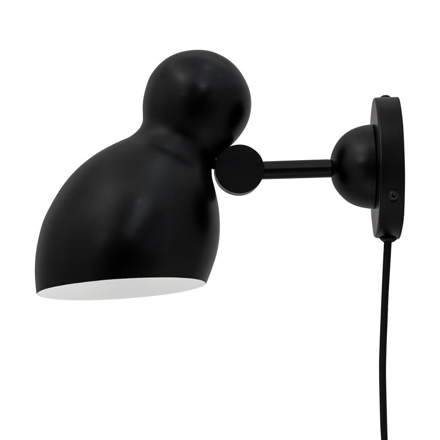 Ludo Wandlampe – Schwarz