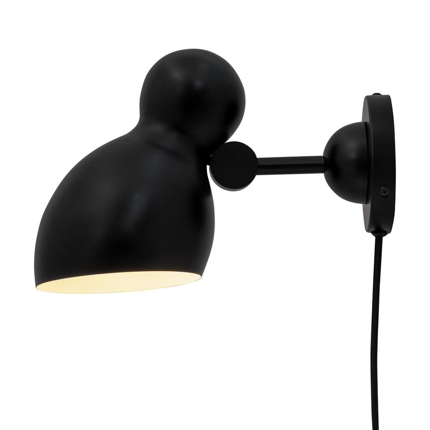 Ludo Wandlampe – Schwarz