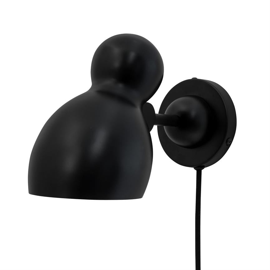 Ludo Wandlampe – Schwarz