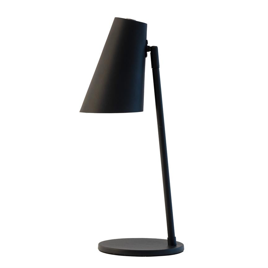 Cale Wiederaufladbare Tischlampe – Schwarz