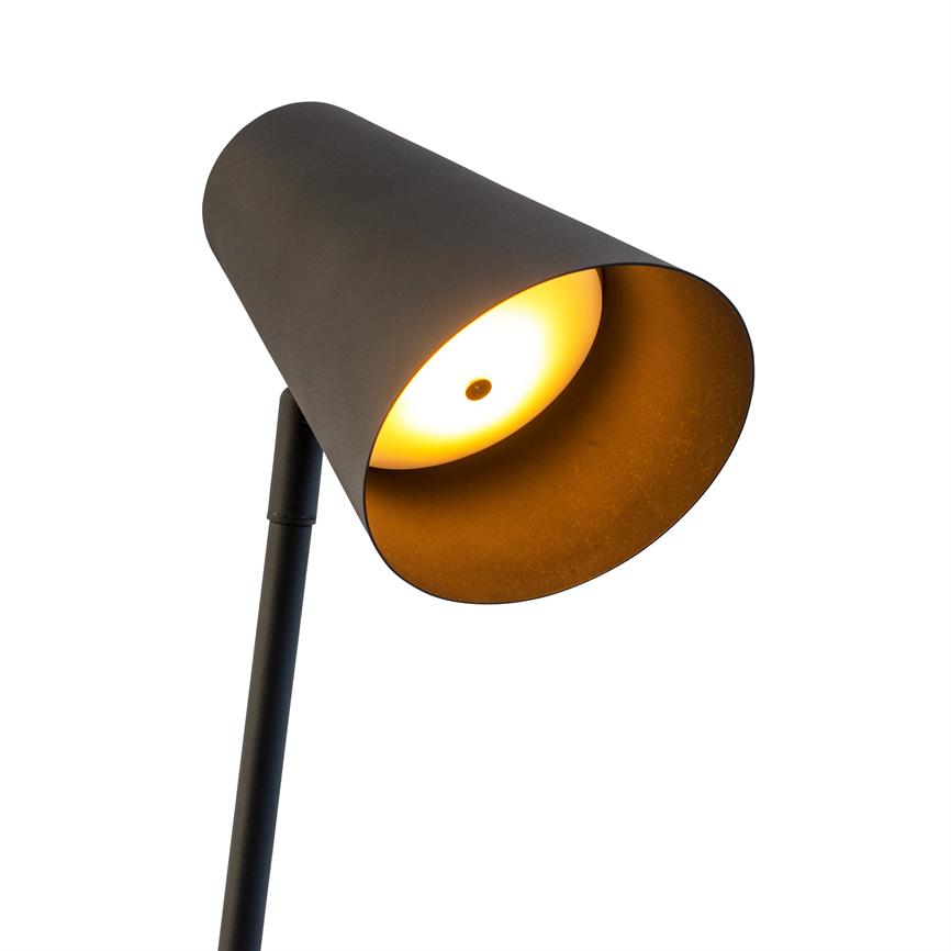 Cale Wiederaufladbare Tischlampe – Schwarz