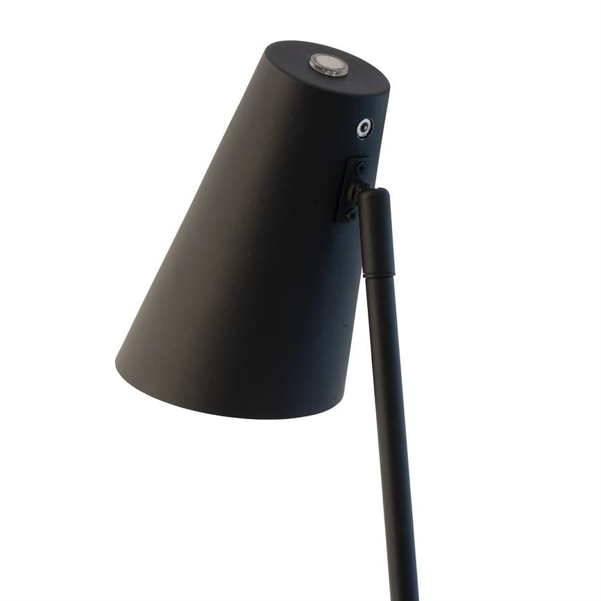 Cale Wiederaufladbare Tischlampe – Schwarz