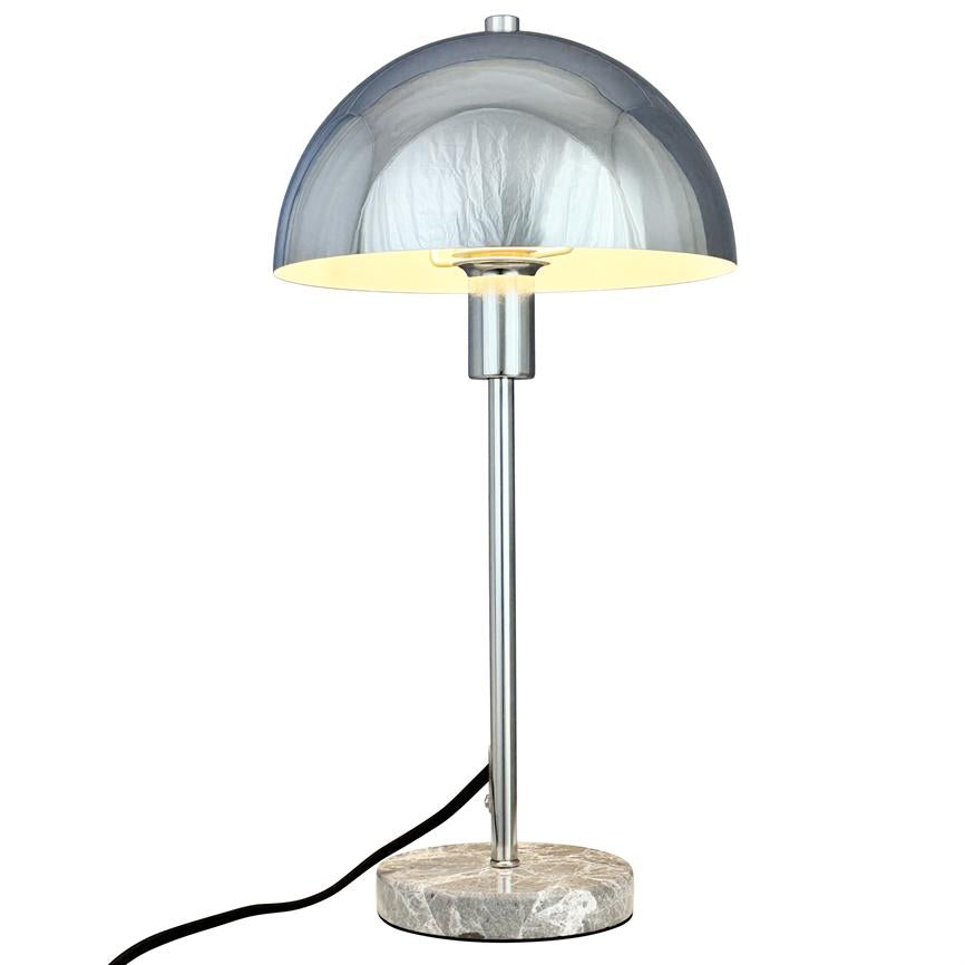 Stockholm Tischlampe – Chrom/Marmor