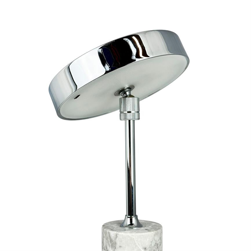 Starlight LED Wiederaufladbare Tischlampe Marmor – Chrom/Grau Marmor – Ansicht 9