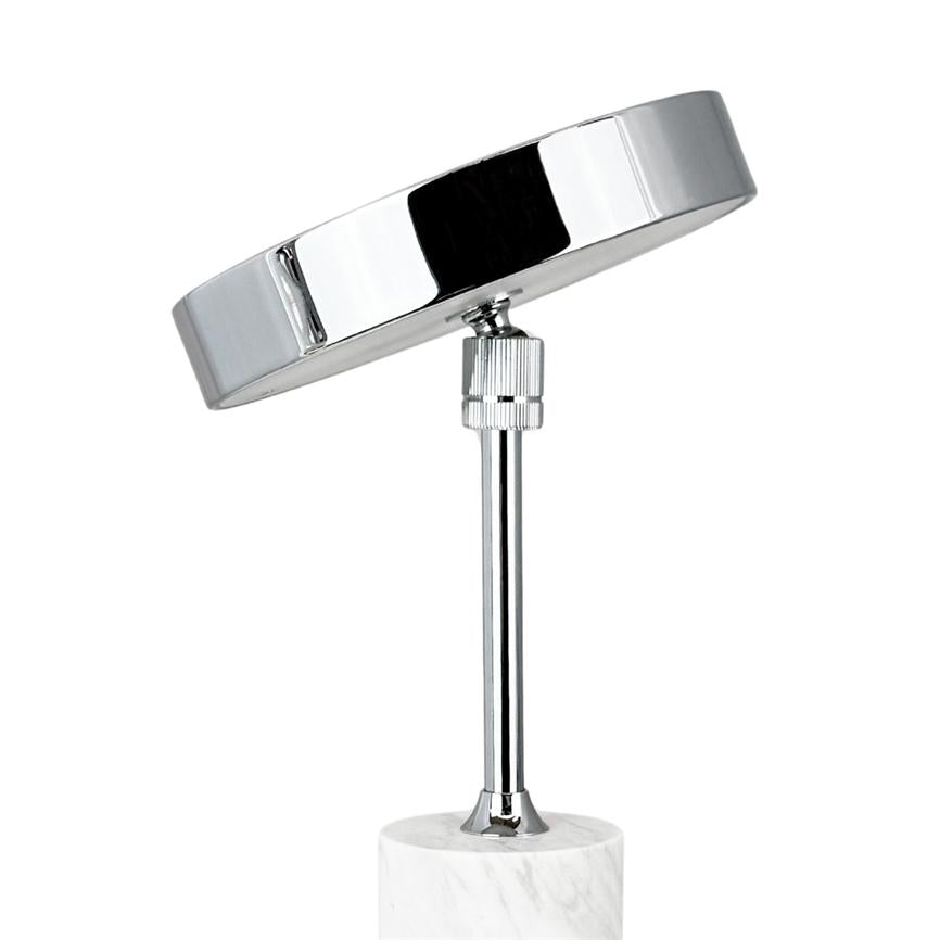 Starlight LED Wiederaufladbare Tischlampe Marmor – Chrom/Weiß Marmor – Ansicht 8