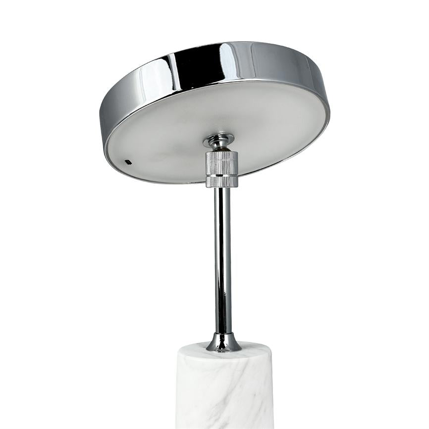 Starlight LED Wiederaufladbare Tischlampe Marmor – Chrom/Weiß Marmor – Ansicht 9