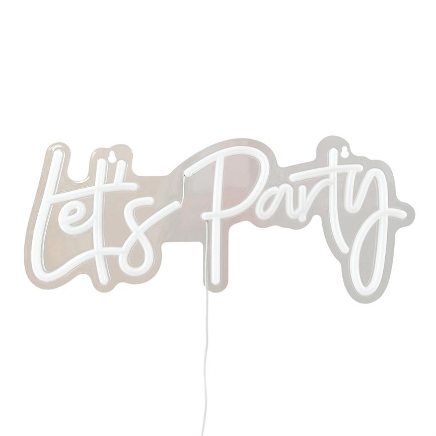 LED-Schild – Lets Party – Ansicht 2