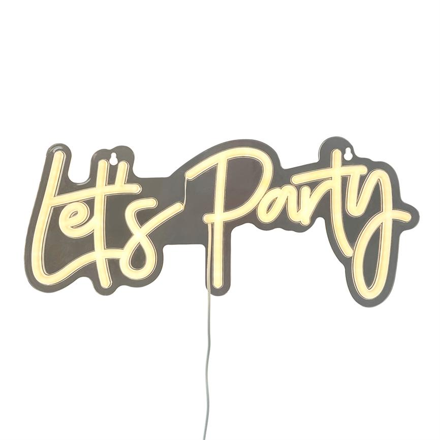 LED-Schild – Lets Party