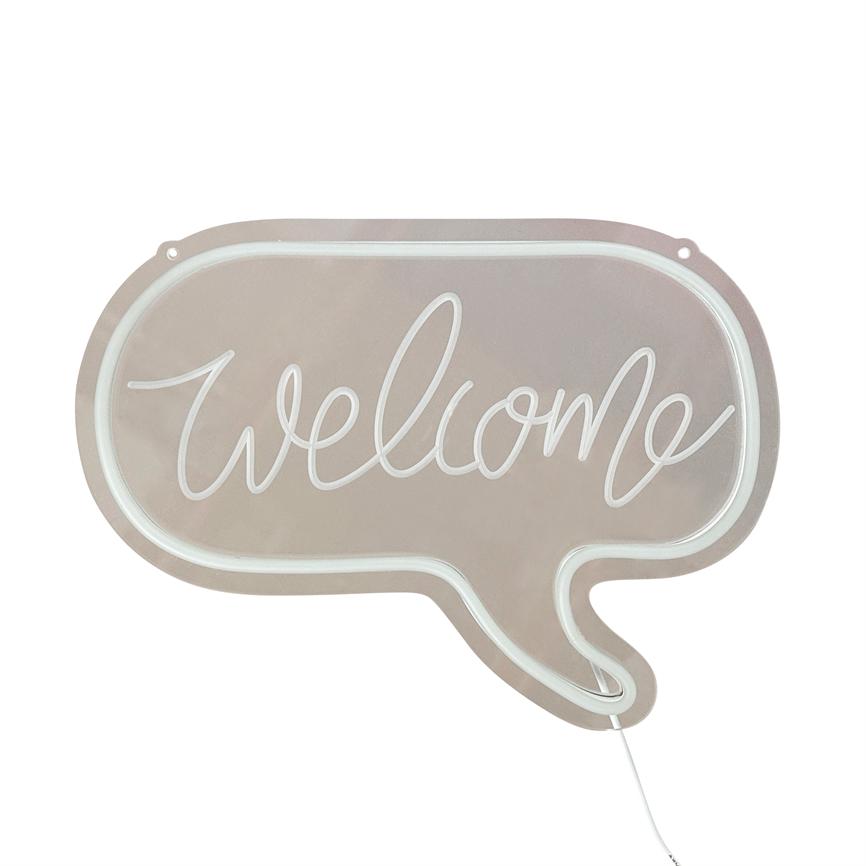 LED-Schild – Welcome – Ansicht 2