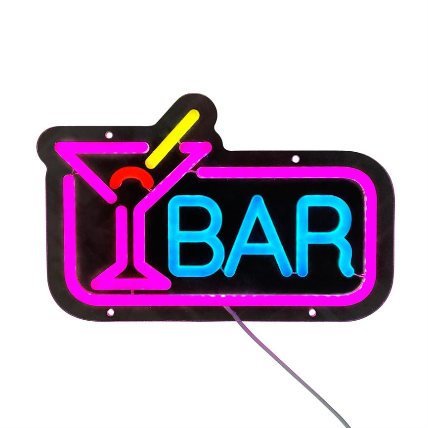 LED-Schild – Cocktail Bar