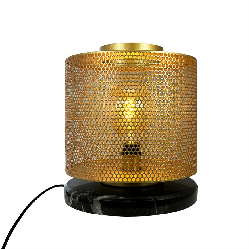 Nantes Tischlampe – Messing/Marmor – Ansicht 4