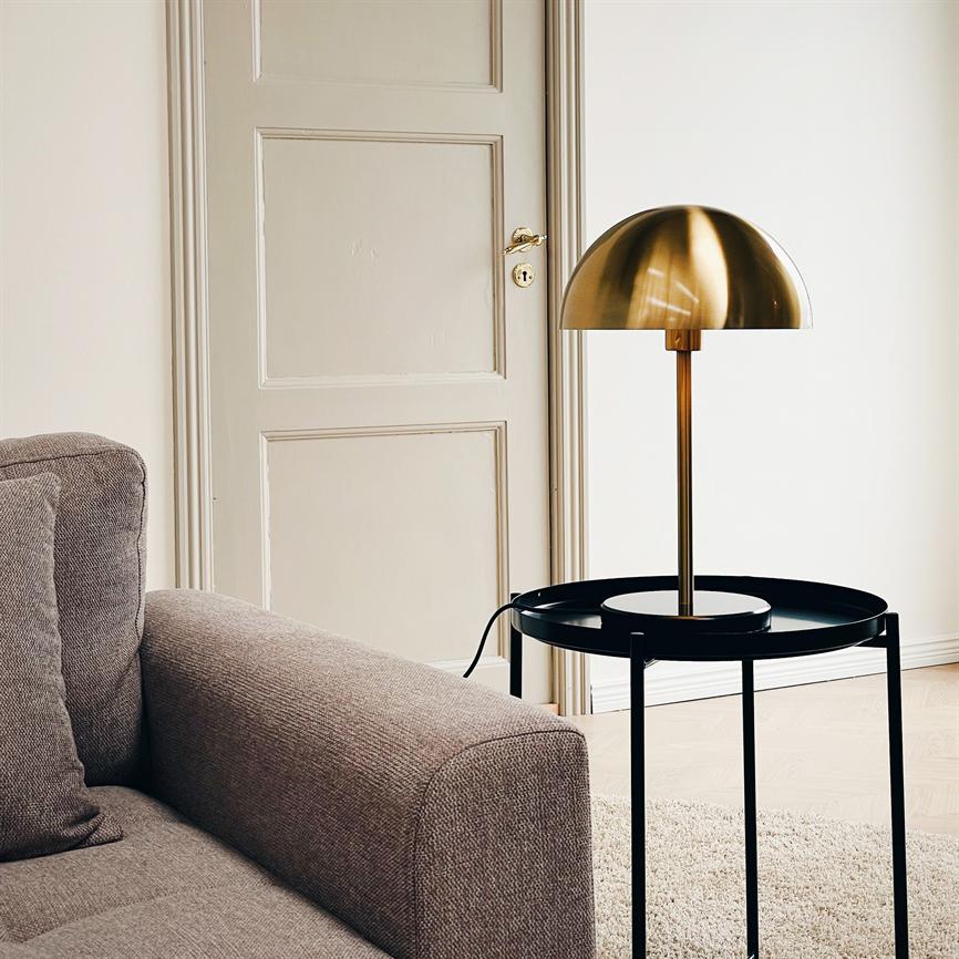 Nancy Tischlampe – Messing/Marmor
