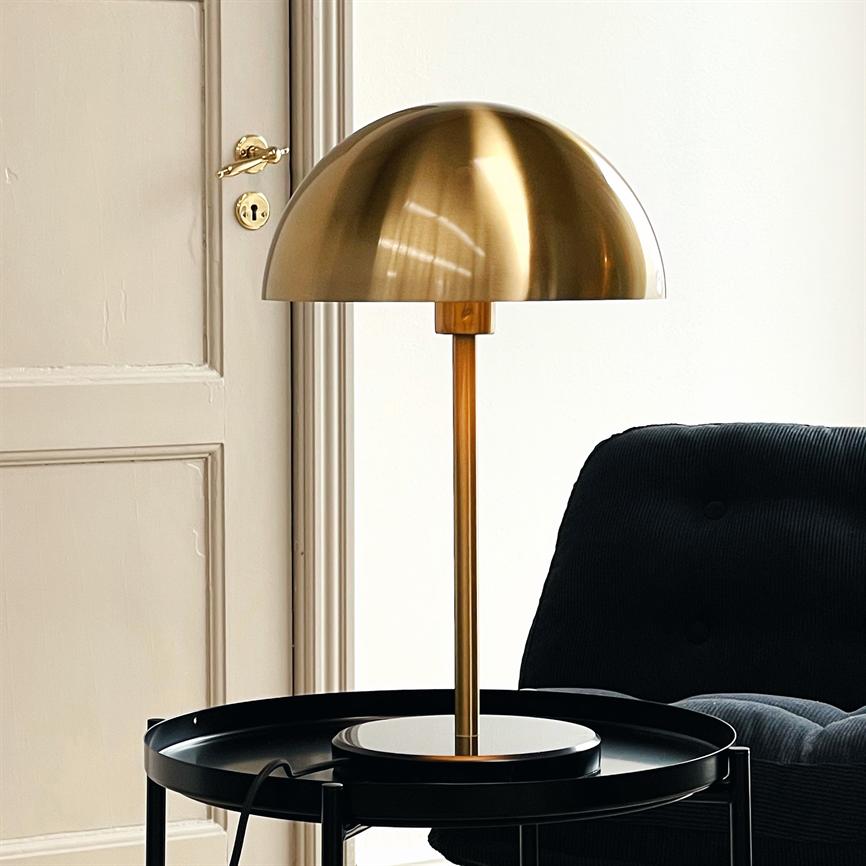 Nancy Tischlampe – Messing/Marmor