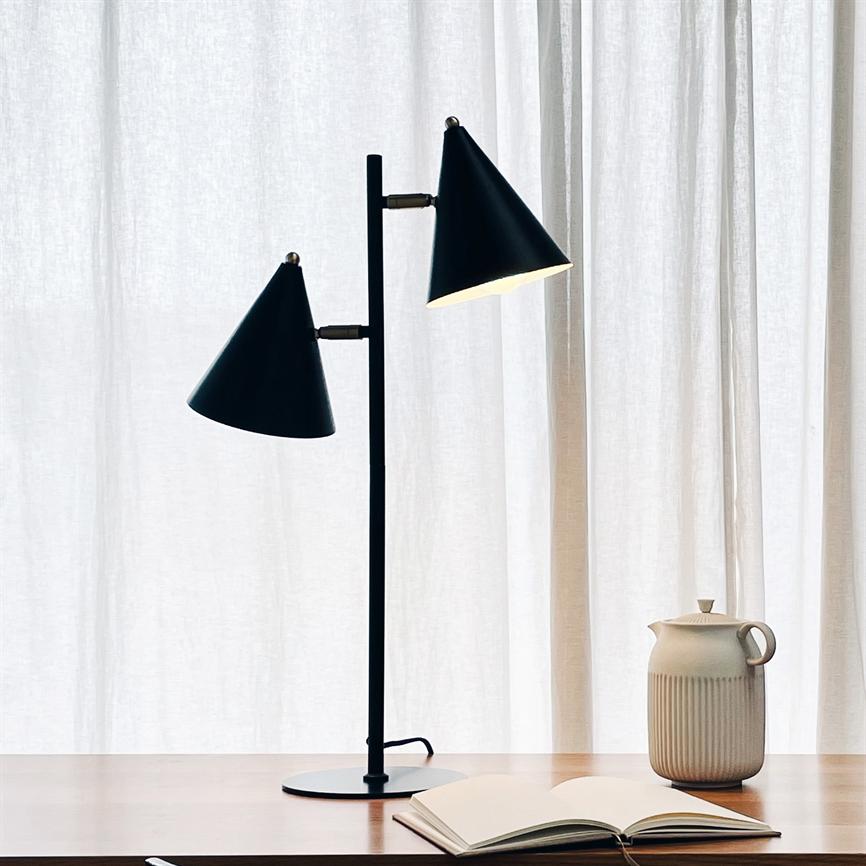 Rouen Tischlampe – Schwarz – Ansicht 3