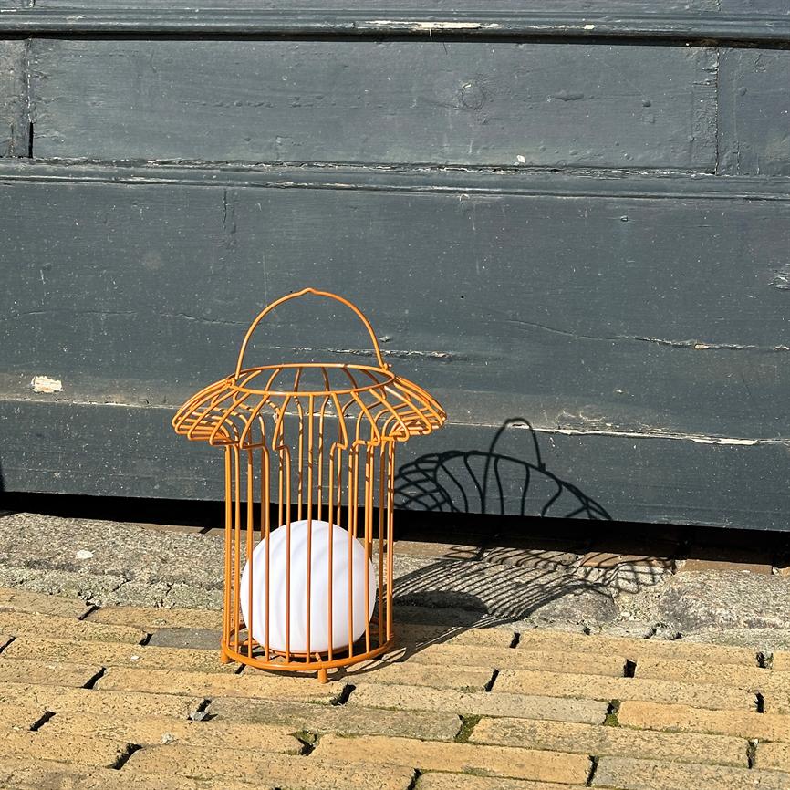 Basket Laterne – Terracotta