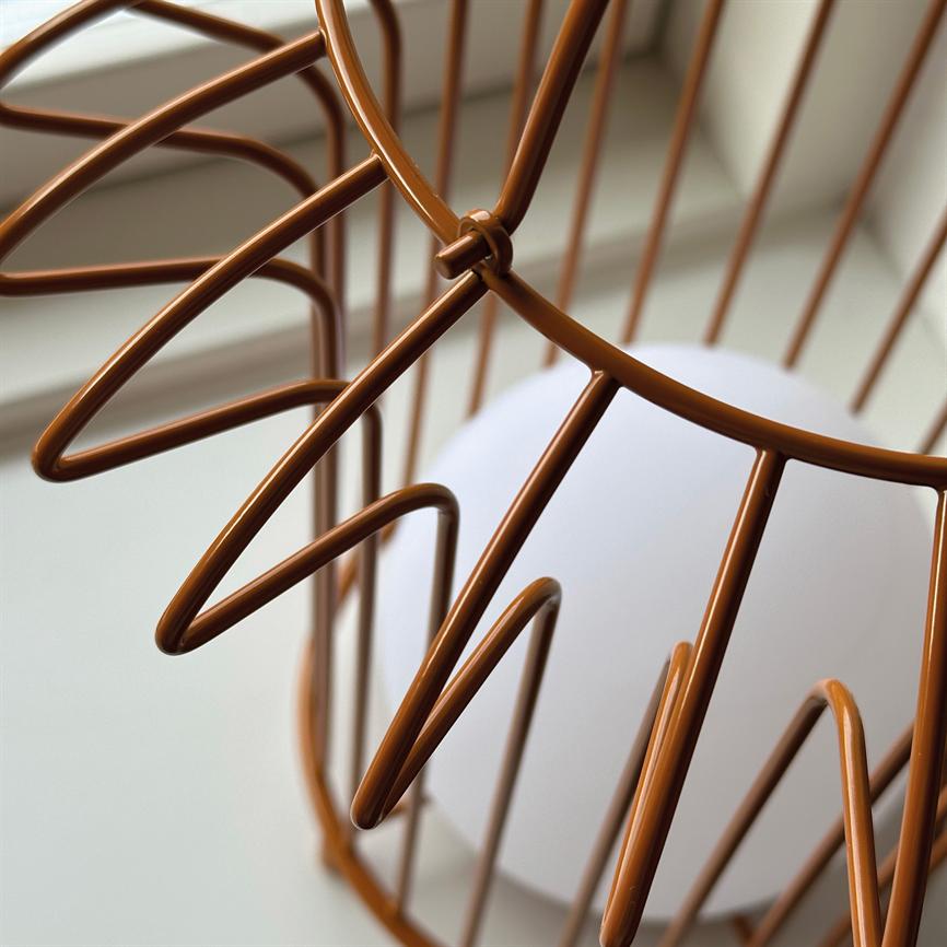 Basket Laterne – Terracotta