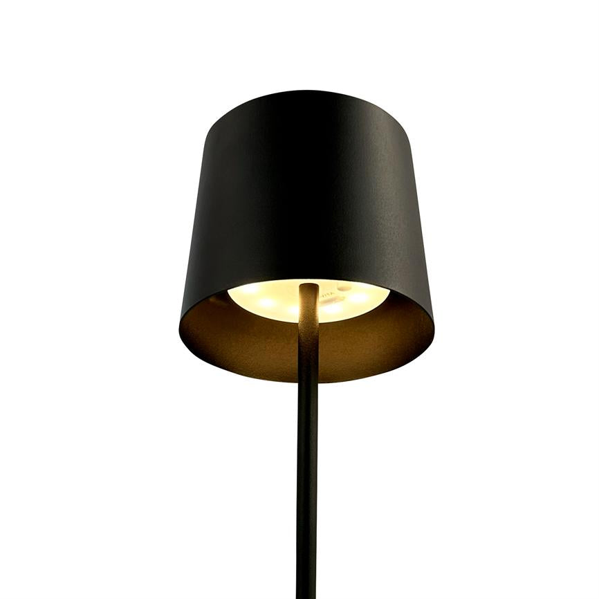 KARL LED Leuchte mit 2 Röhren schwarz
