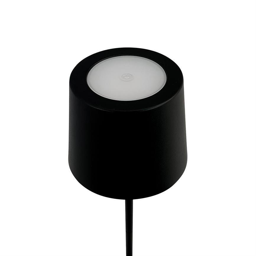 KARL LED Leuchte mit 2 Röhren schwarz