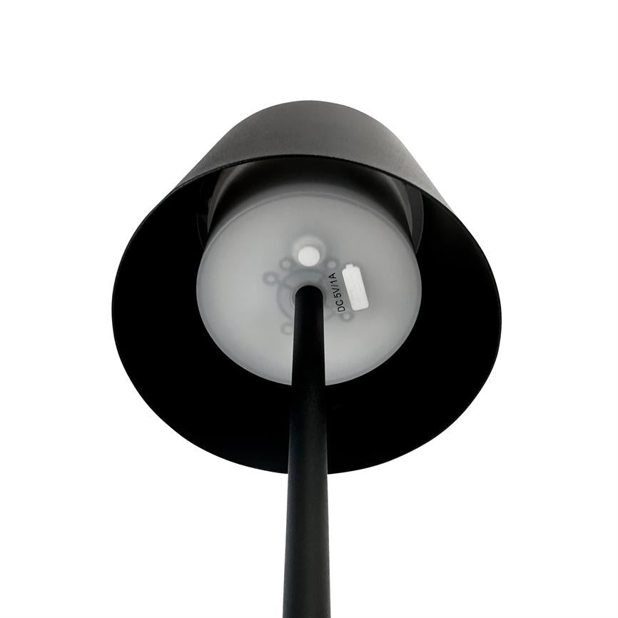 KARL LED Leuchte mit 2 Röhren schwarz