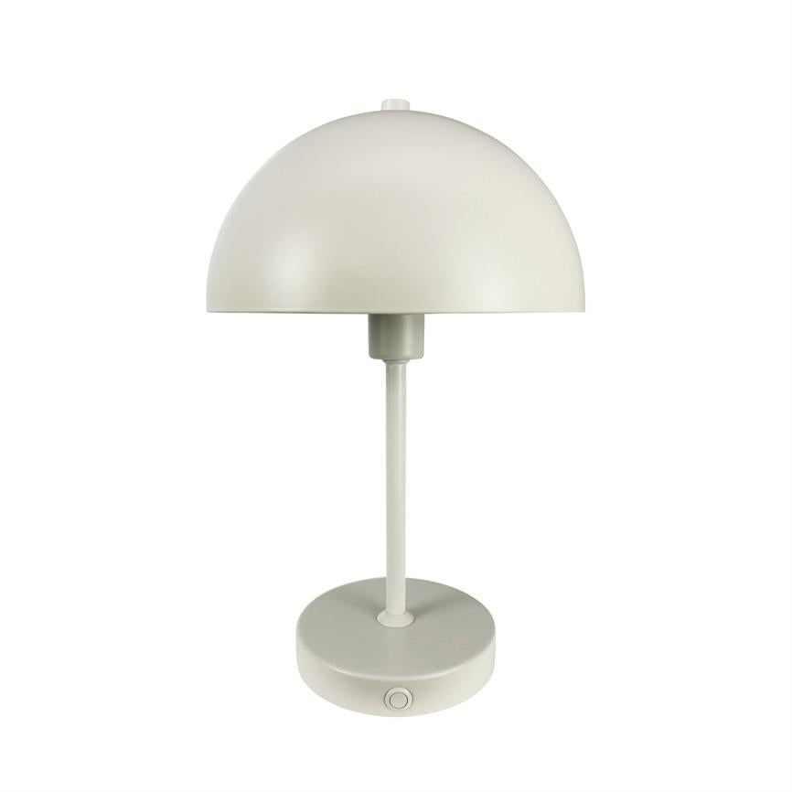 Stockholm LED Wiederaufladbare Tischlampe V. 2.0 – Perle Weiß