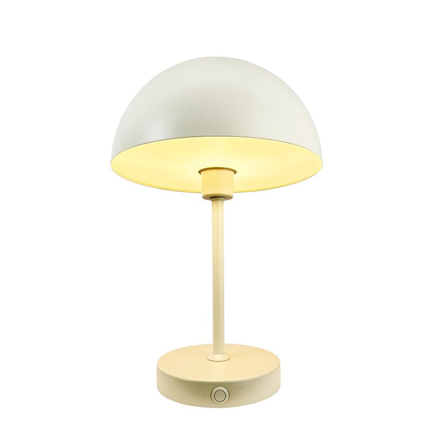 Stockholm LED Wiederaufladbare Tischlampe V. 2.0 – Perle Weiß
