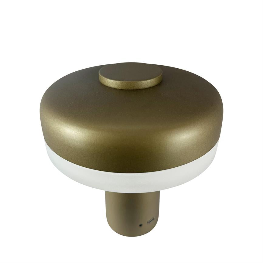 Porter LED Wiederaufladbare Tischlampe – Grün Metallic